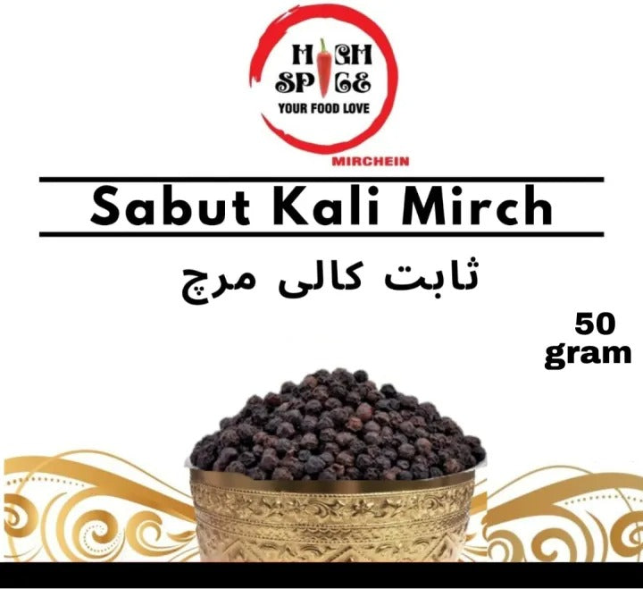 Whole Black Pepper - 100% Natural